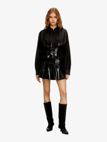 Diesel Women's Anbu Virgin Wool Blend Jacket Black