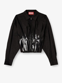 Diesel Women's Anbu Virgin Wool Blend Jacket Black