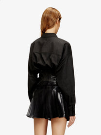 Diesel Women's Anbu Virgin Wool Blend Jacket Black
