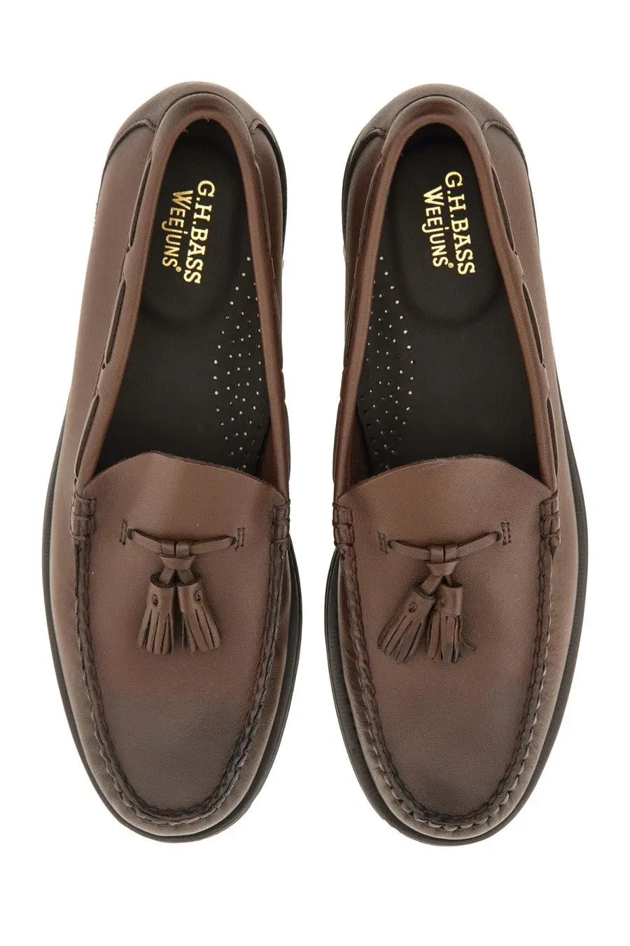 G.H. BASS Men's Moccasin Larkin Brown, view 6