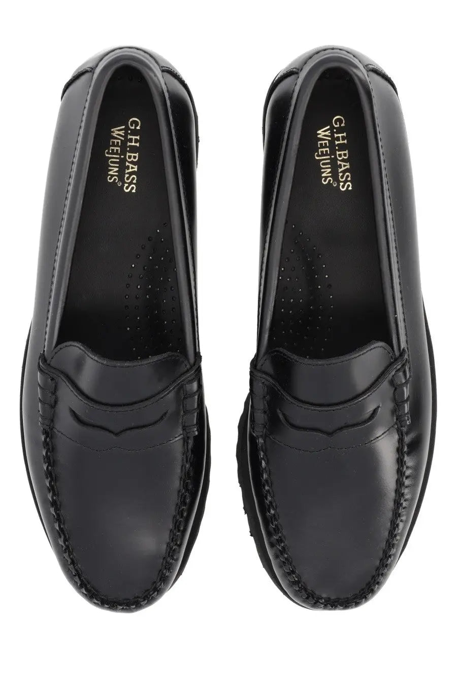 G.H. BASS Women's Moccasin Weejuns 90S Penny Black, view 5