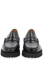 G.H. BASS Women's Moccasin Weejuns 90S Penny Black, view 3