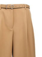 Jil Sander Gabardine Belt Pants Beige, view 3