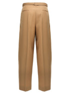 Jil Sander Gabardine Belt Pants Beige, view 2