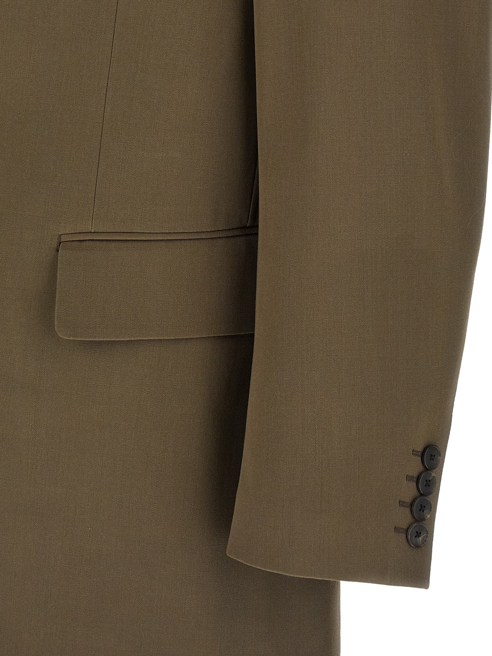 AURALEE Gabardine Blazer Jacket Green