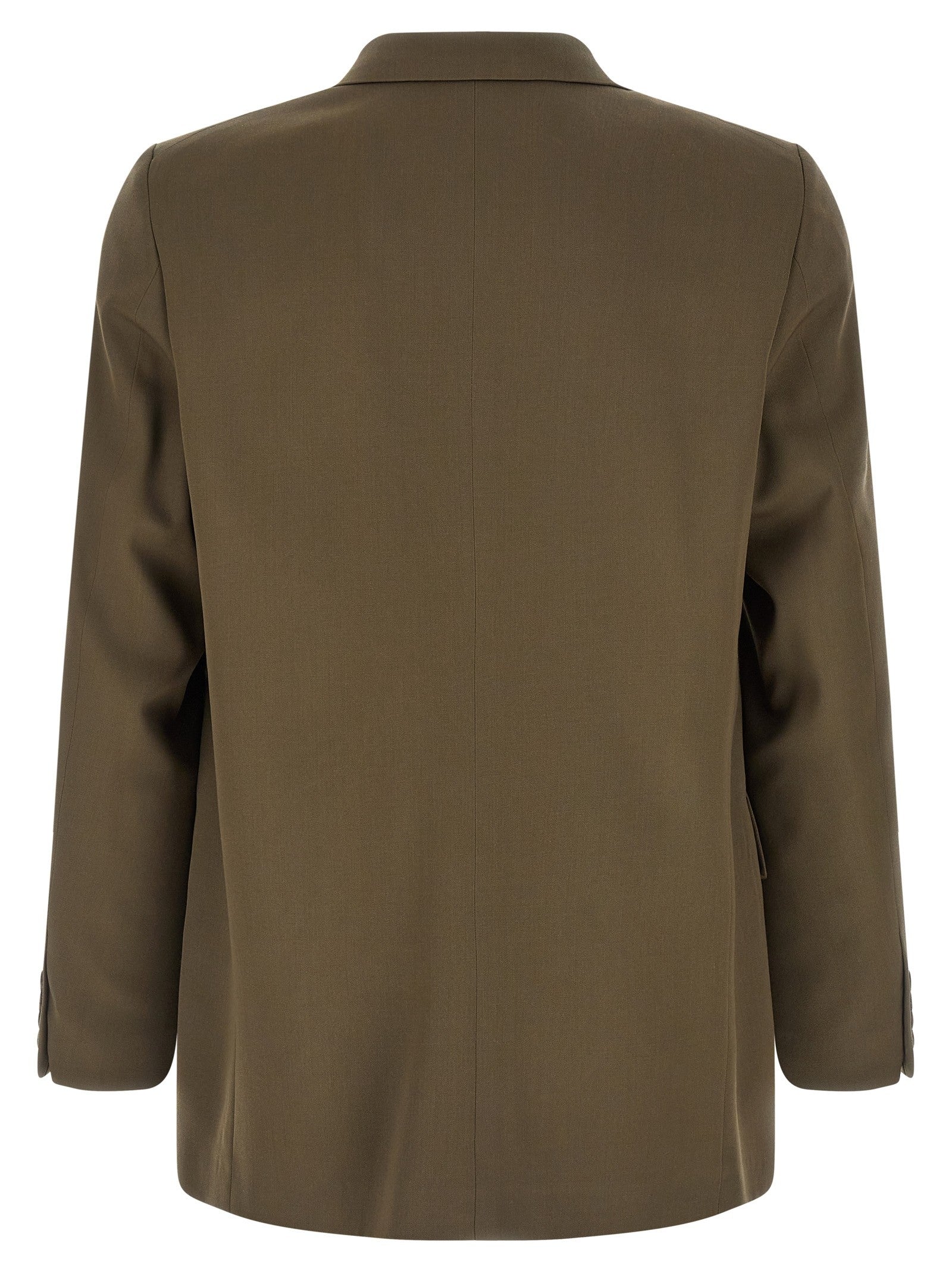 AURALEE Gabardine Blazer Jacket Green