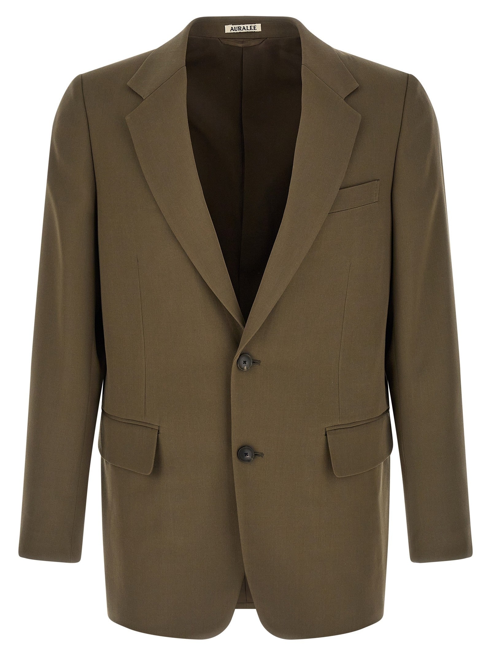 AURALEE Gabardine Blazer Jacket Green