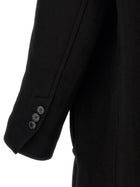 Ami Paris Gabardine Coat Black
