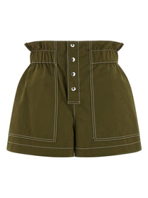 Marni Gabardine Shorts Green