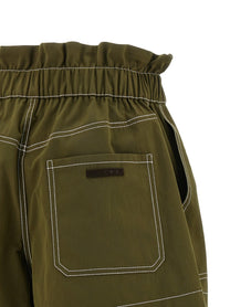 Marni Gabardine Shorts Green
