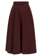 Burberry Gabardine Trench Coat Skirt Red, view 2