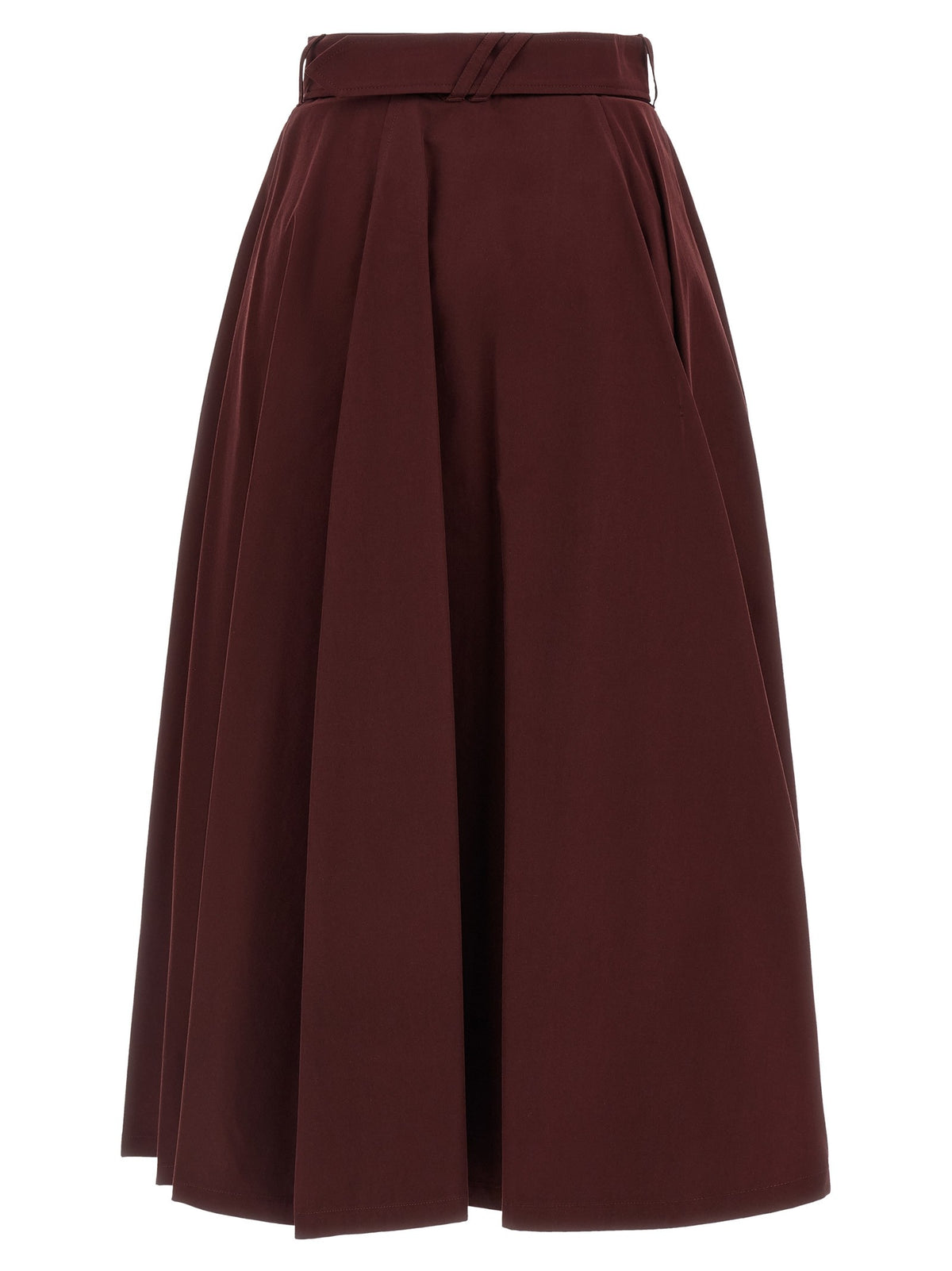 Burberry Gabardine Trench Coat Skirt Red, view 2