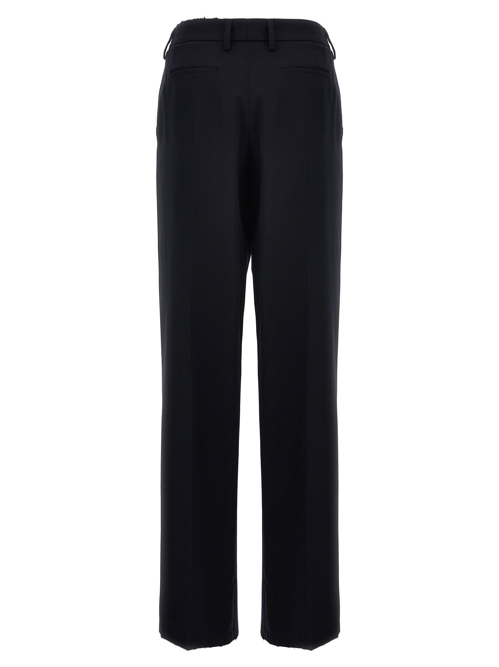 PRADA Gabardine Trousers Blue