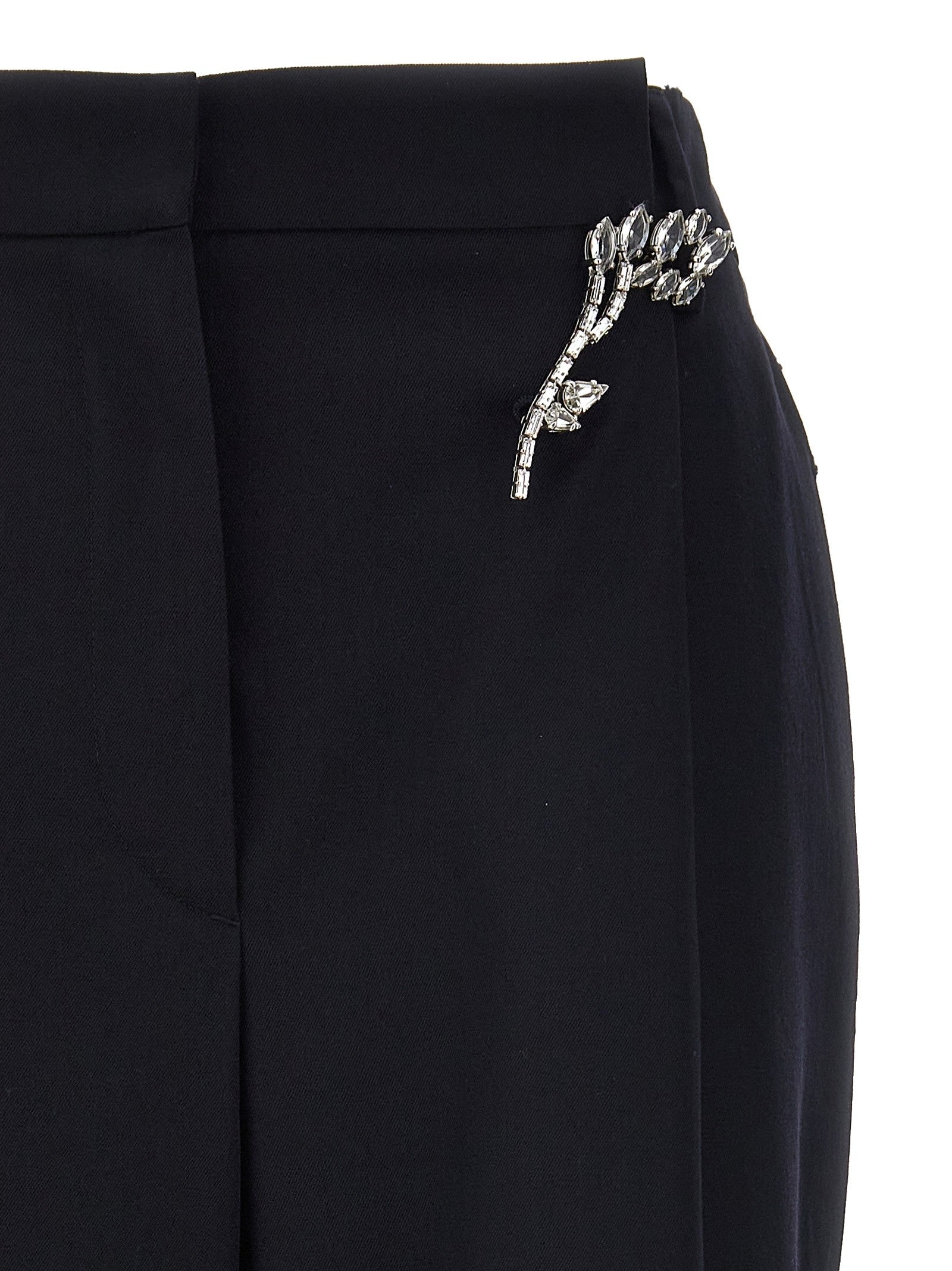 PRADA Gabardine Trousers Blue