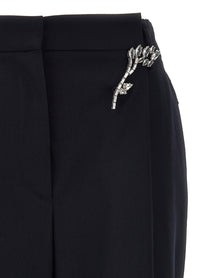 PRADA Gabardine Trousers Blue