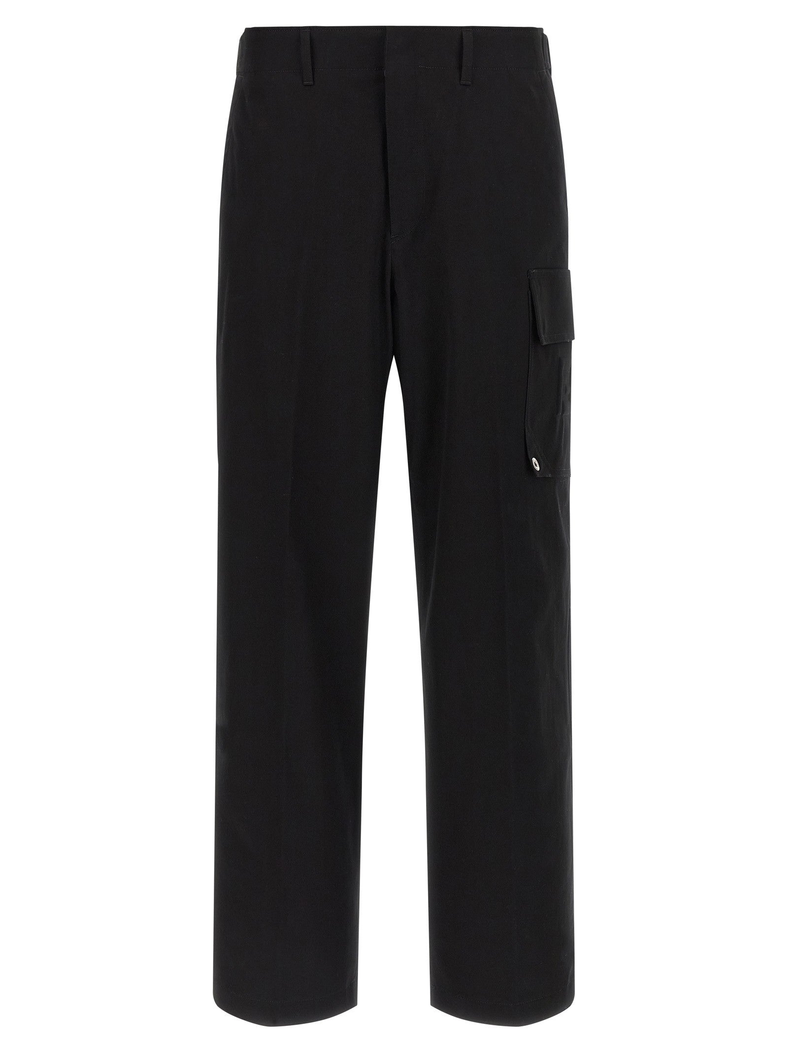 Fendi Gabardine Trousers Black