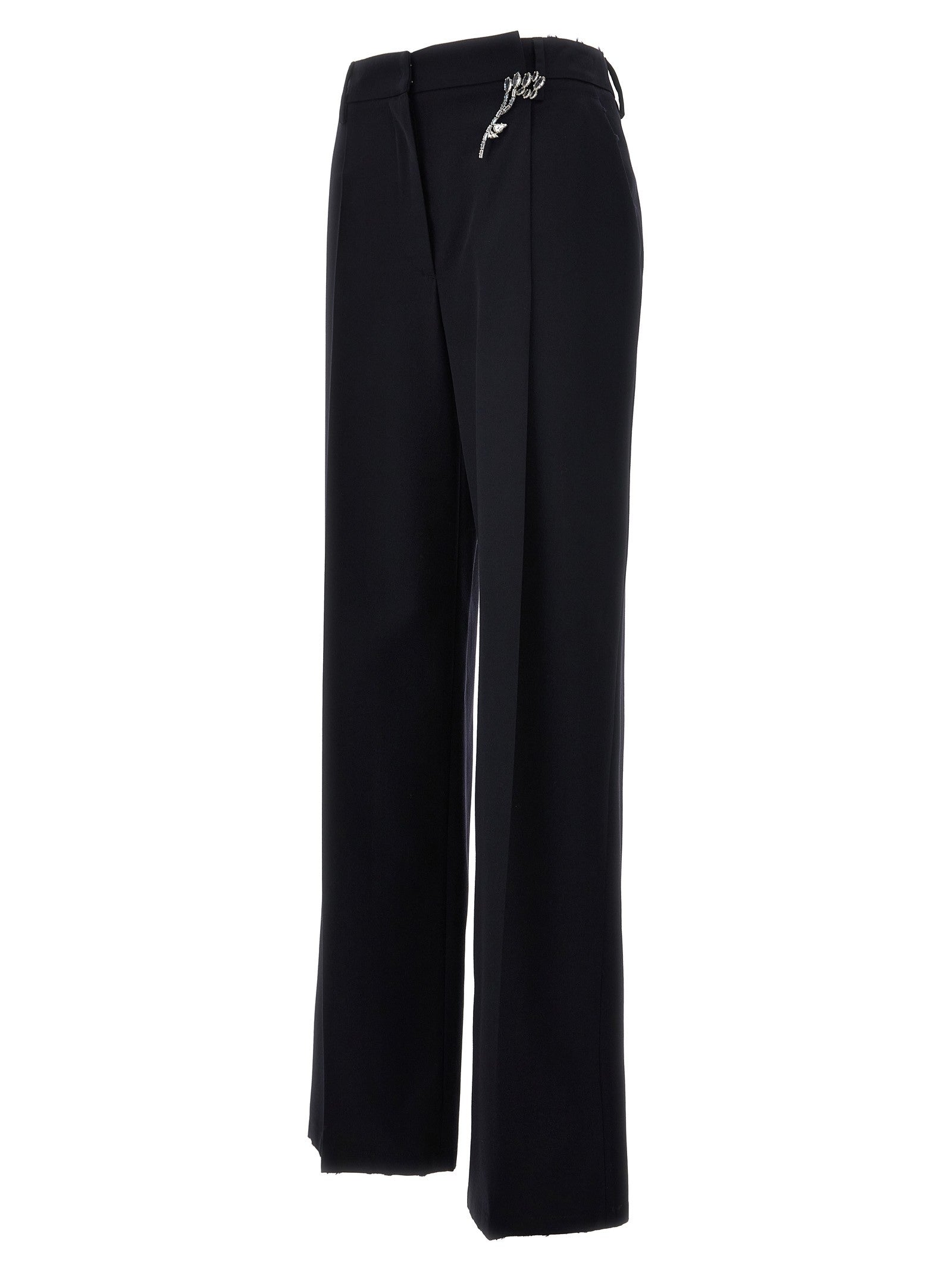 PRADA Gabardine Trousers Blue