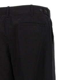 Fendi Gabardine Trousers Black