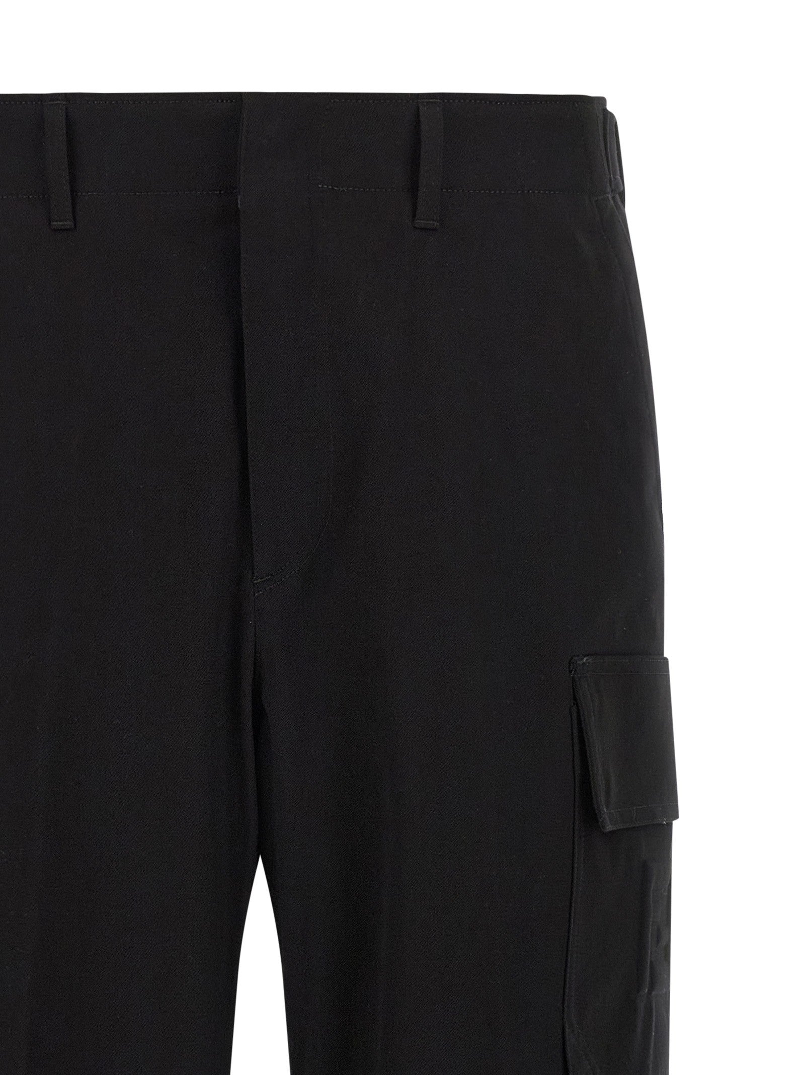 Fendi Gabardine Trousers Black