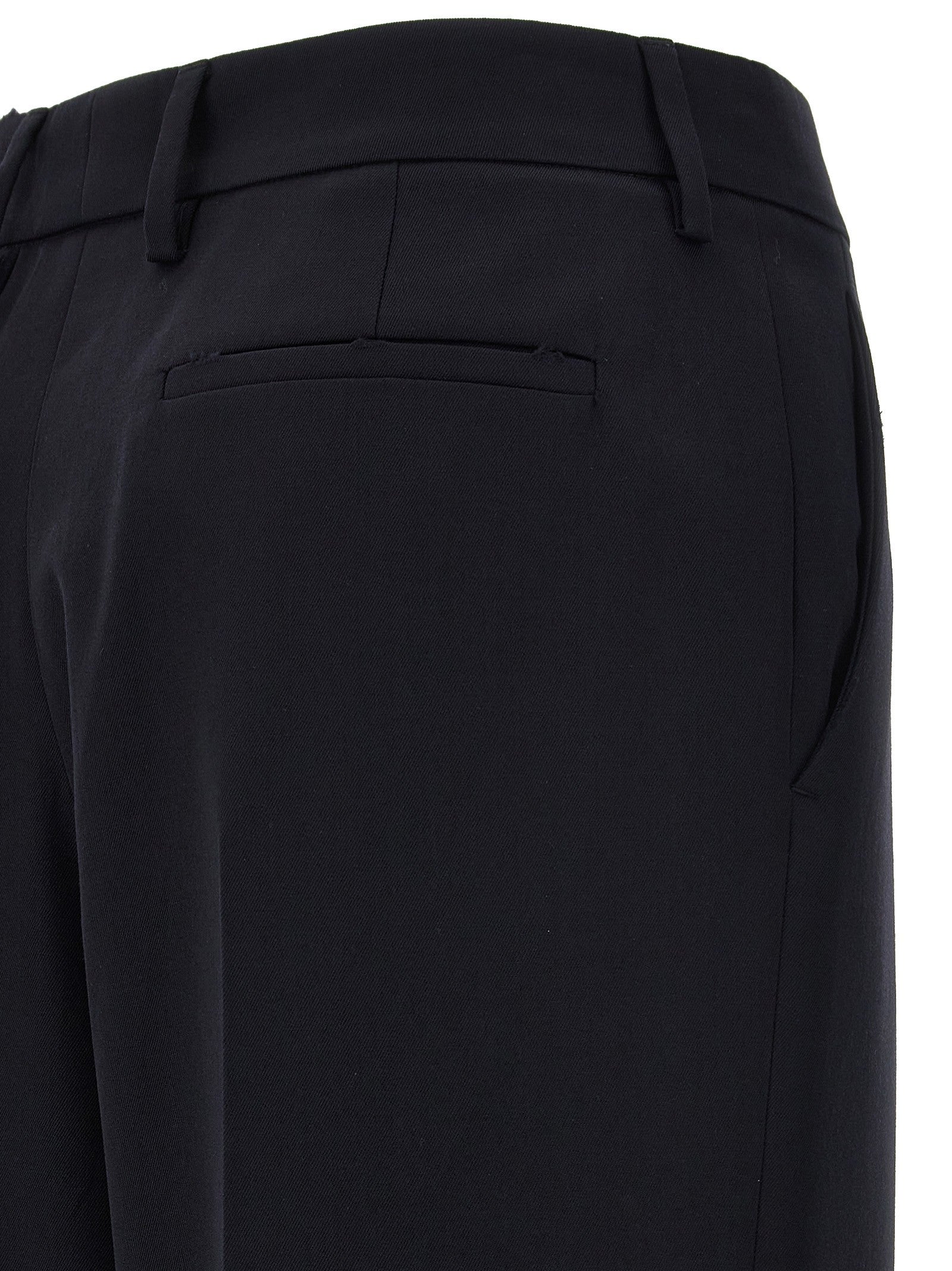 PRADA Gabardine Trousers Blue