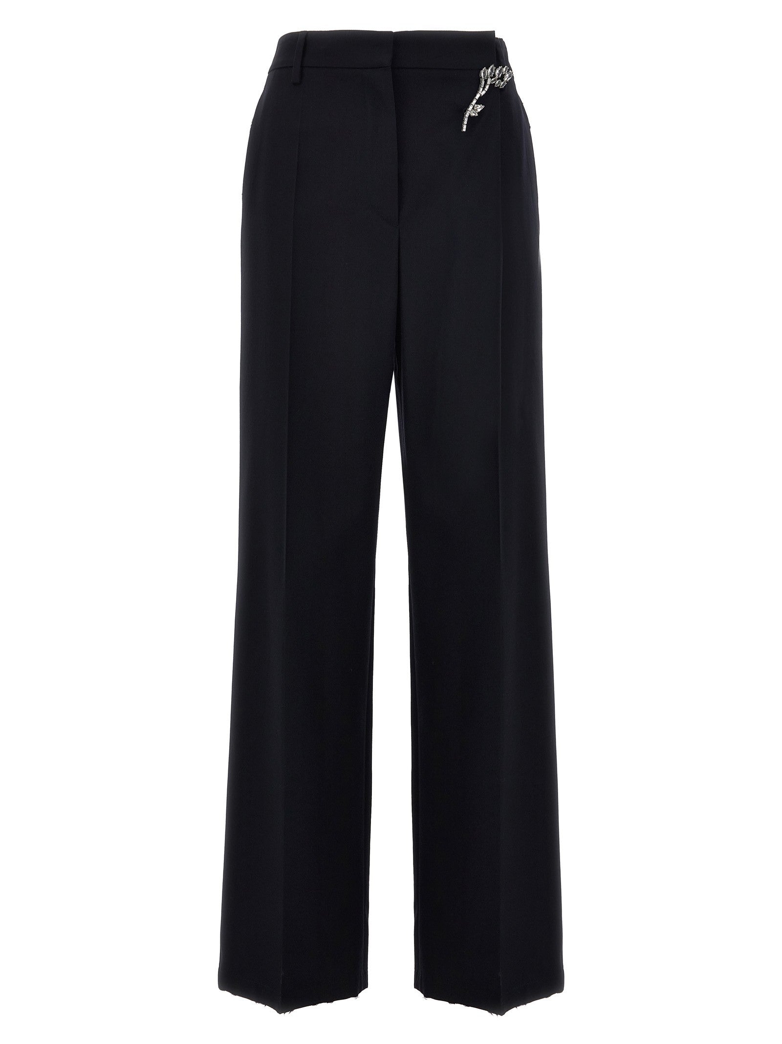 PRADA Gabardine Trousers Blue