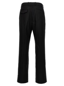 Alexander McQueen Gabardine Wool Pants Black