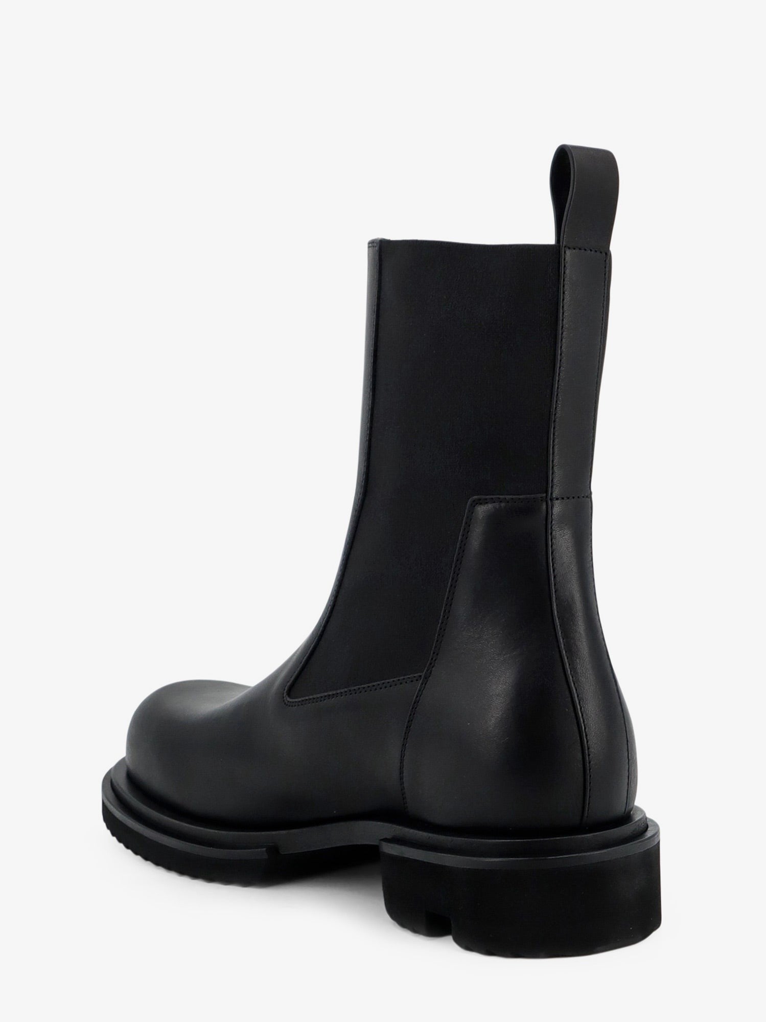 Rick Owens Men's Gabe Leather Beatle Boots Black