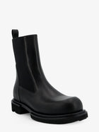 Rick Owens Men's Gabe Leather Beatle Boots Black, view 2