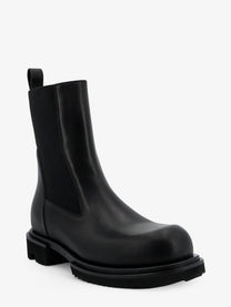 Rick Owens Men's Gabe Leather Beatle Boots Black