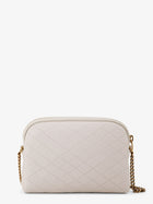 Saint Laurent Women's Gaby Leather Crossbody Bag White, view 2
