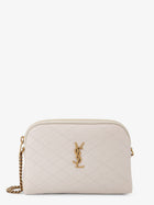 Saint Laurent Women's Gaby Leather Crossbody Bag White