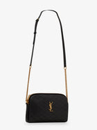 Saint Laurent Women's Gaby Leather Shoulder Bag Black, view 3