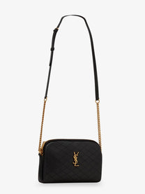 Saint Laurent Women's Gaby Leather Shoulder Bag Black