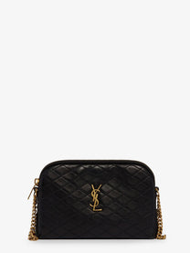 Saint Laurent Women's Gaby Leather Shoulder Bag Black