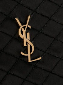 Saint Laurent Women's Gaby Leather Shoulder Bag Black