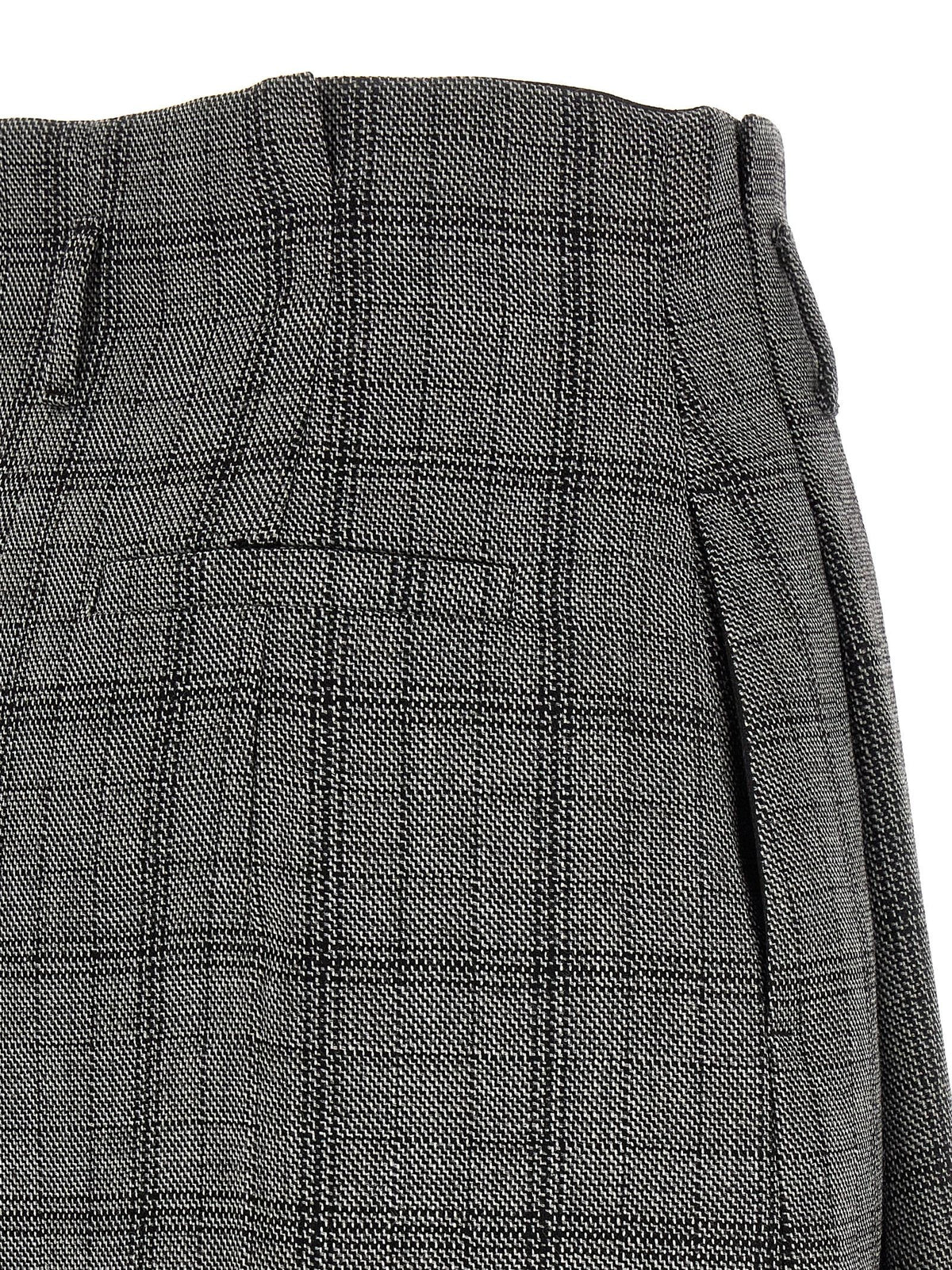 TELA Gaby Pleated Skirt Grey, view 4