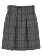 TELA Gaby Pleated Skirt Grey
