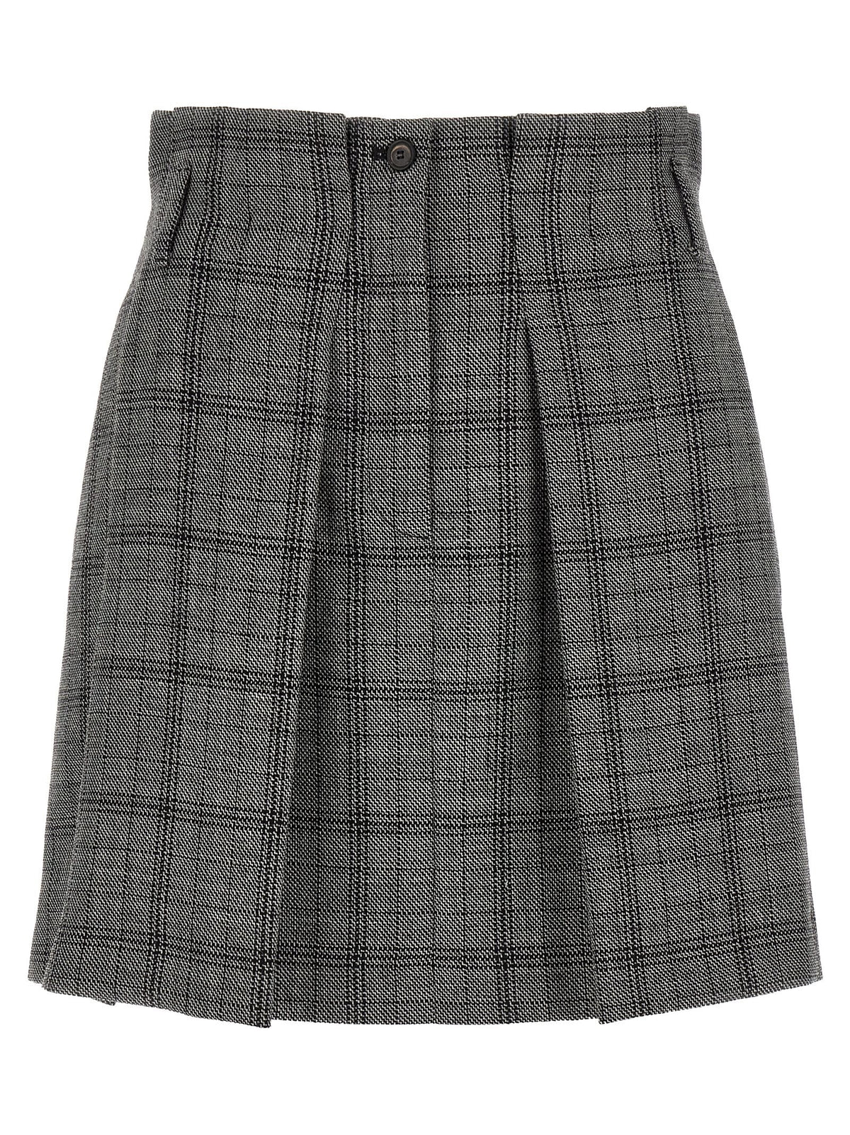 TELA Gaby Pleated Skirt Grey