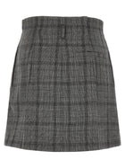 TELA Gaby Pleated Skirt Grey, view 2