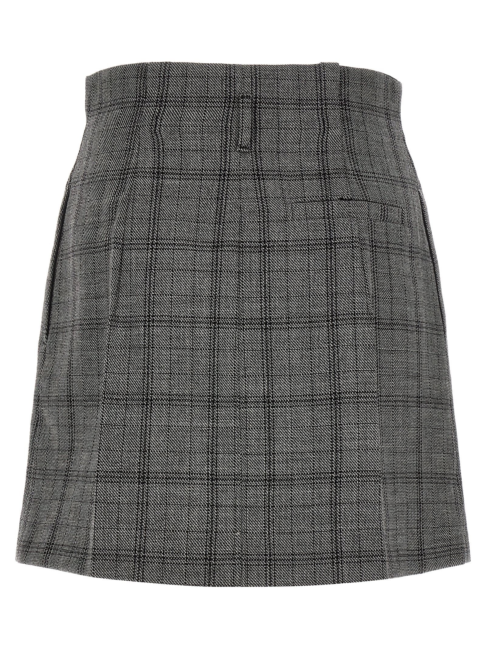 TELA Gaby Pleated Skirt Grey