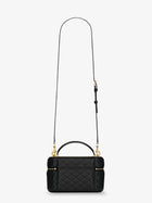 Saint Laurent Women's Gaby Vanity Bag in Leather Black, view 2