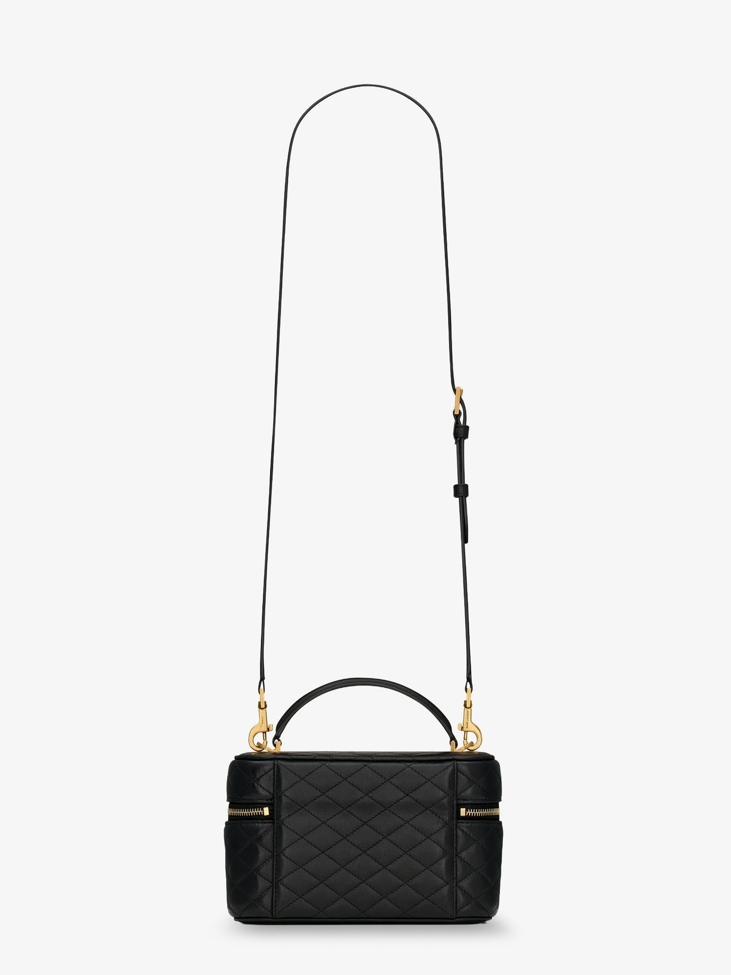 Saint Laurent Women's Gaby Vanity Bag in Leather Black
