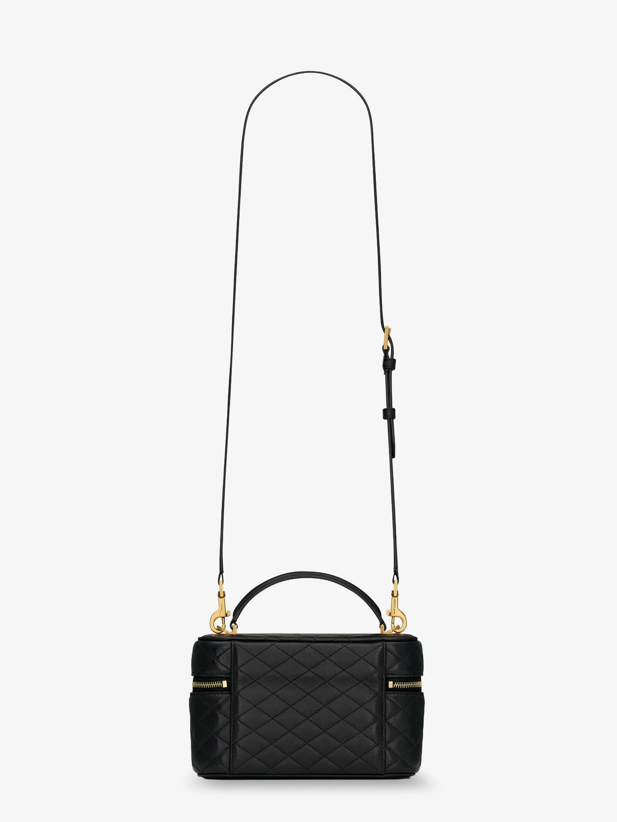 Saint Laurent Women's Gaby Vanity Bag in Leather Black, view 2