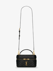 Saint Laurent Women's Gaby Vanity Bag in Leather Black