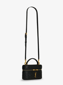 Saint Laurent Women's Gaby Vanity Bag in Leather Black