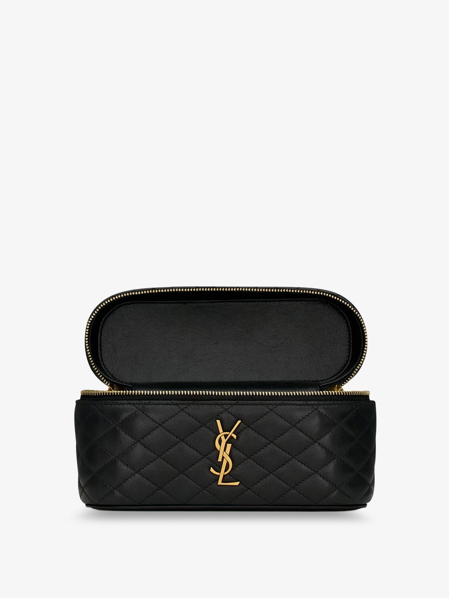 Saint Laurent Women's Gaby Vanity Bag in Leather Black