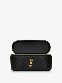 Saint Laurent Women's Gaby Vanity Bag in Leather Black