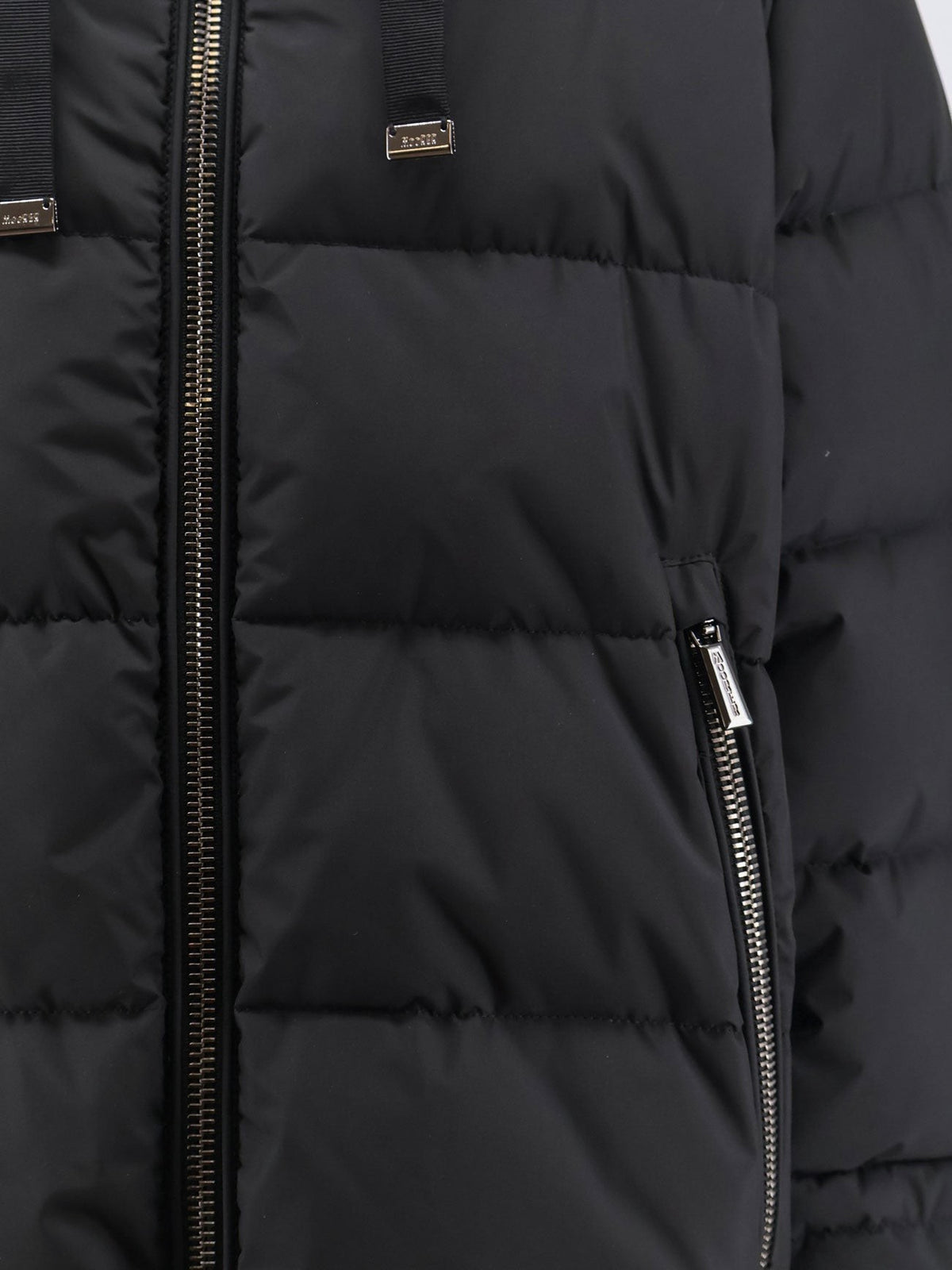 MooRER Women's Gadia Stp Waterproof Fabric Down Jacket Black, view 3