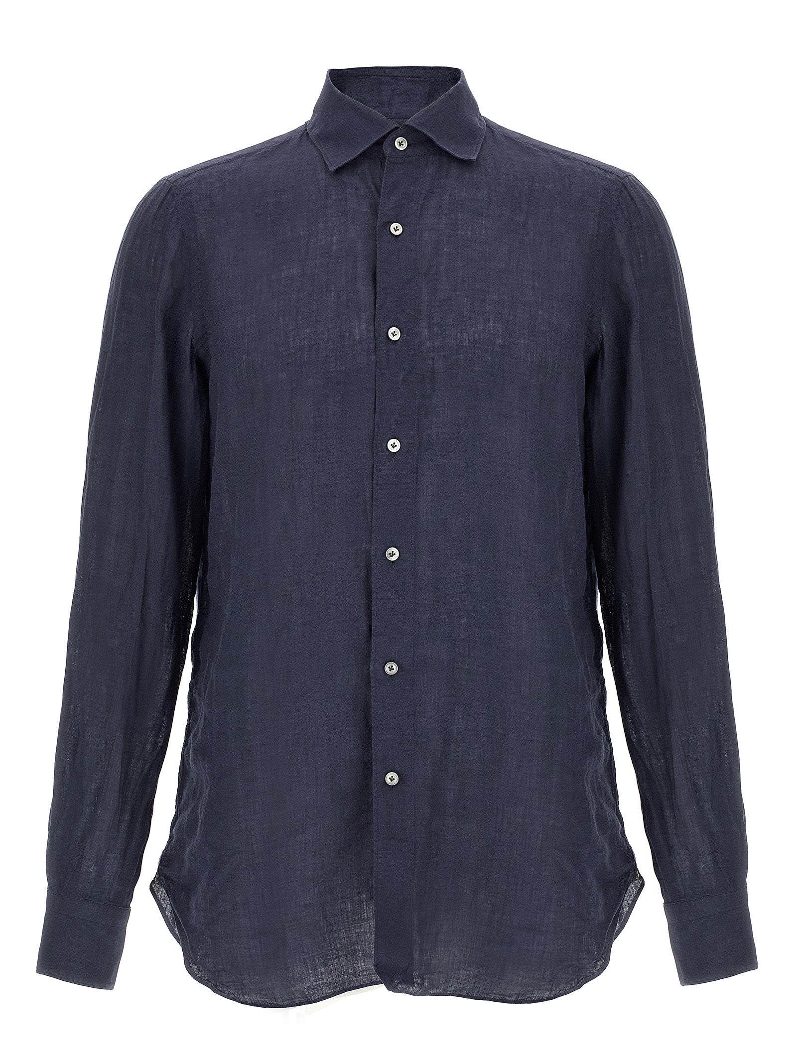 Finamore Gaeta Shirt Blue