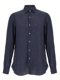 Finamore Gaeta Shirt Blue
